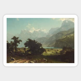 Lake Lucerne by Albert Bierstadt Magnet